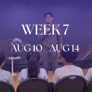 Week 7 - August 10 to August 14